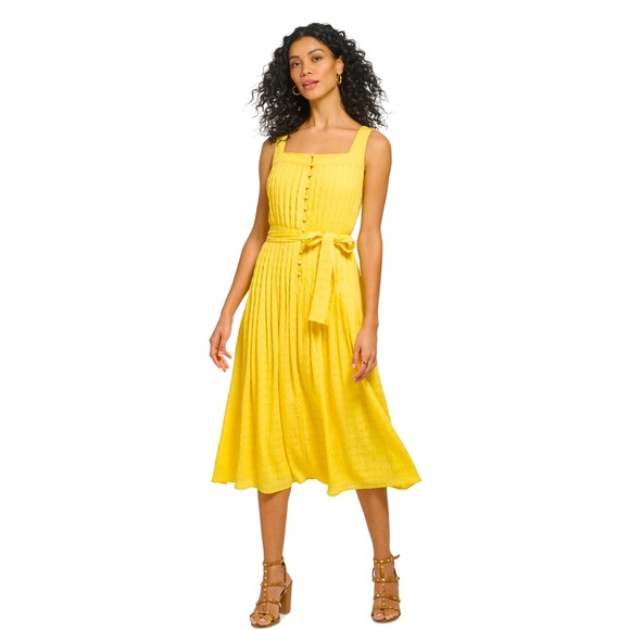 DKNY Dresses & Skirts - DKNY Women's Button-Front Belted Sleeveless Dress. NWT Size 12